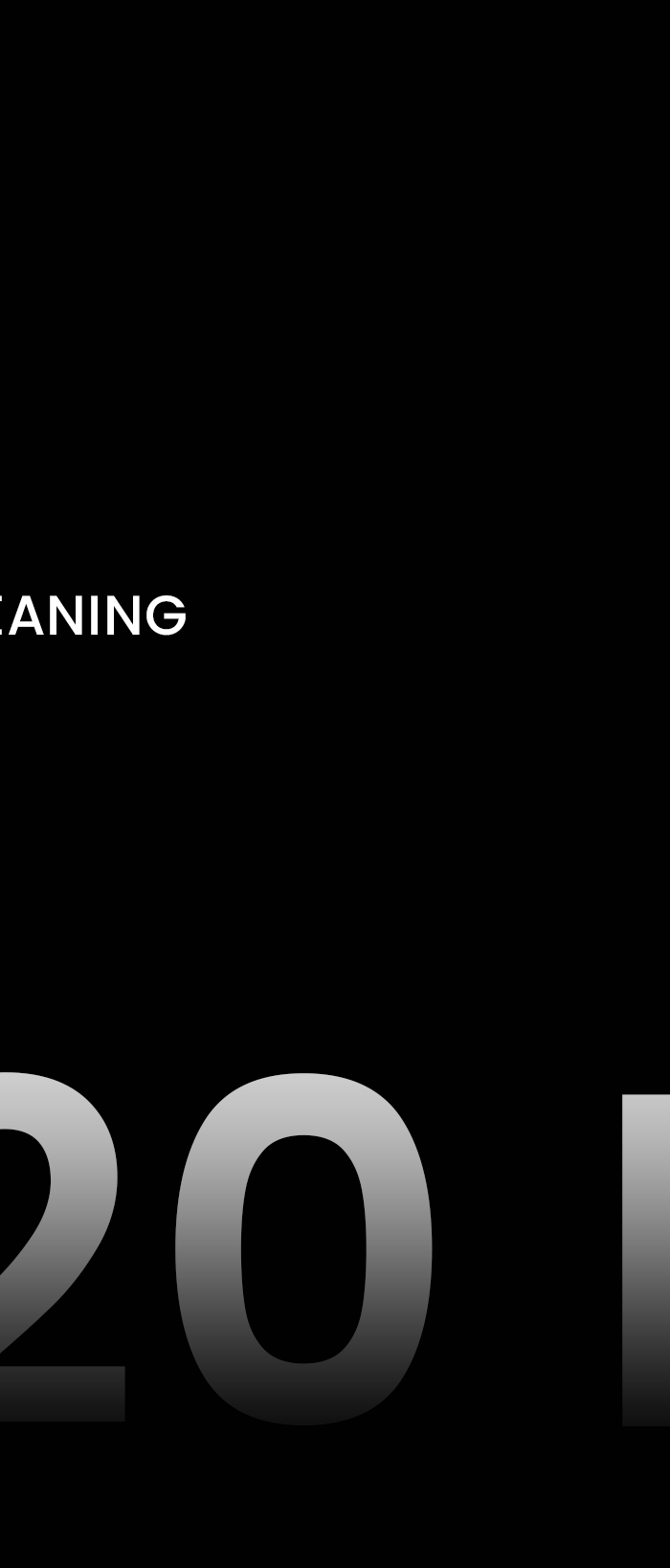 Advertisement for Xiaomi X20 Max robot vacuum cleaner with Clik branding on a black background.