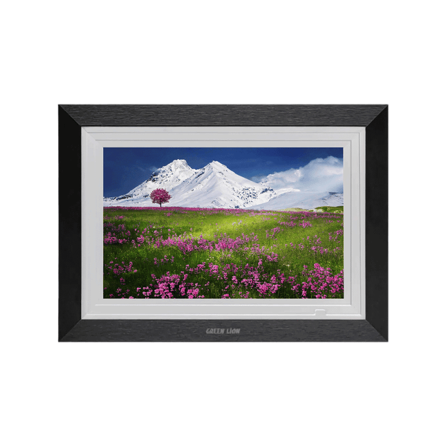 GREEN LION DIGITAL PICTURE FRAME TOUCH SCREEN DISPLAY 10.1 INCH - WOODEN