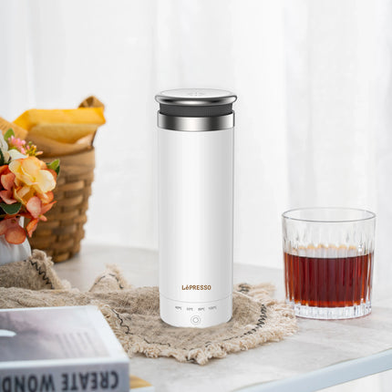 Lepresso Portable Outdoor Electric Kettle - The Lepresso Portable Outdoor Electric Kettle accompanies you everywhere to have hot beverages