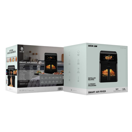 Green Lion Smart Air Fryer 6.5L is an efficient and convenient kitchen device for oil-free, healthier meal preparation. Constructed from durable polyp