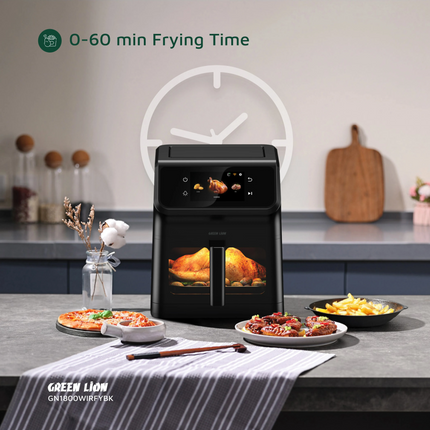 Green Lion Smart Air Fryer 6.5L is an efficient and convenient kitchen device for oil-free, healthier meal preparation. Constructed from durable polyp