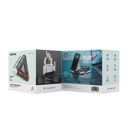 The Green Lion Multi-Functional Cleaning Kit 22 in 1 is a universally adaptable, all-inclusive cleaning product for several electronic gadgets and acc