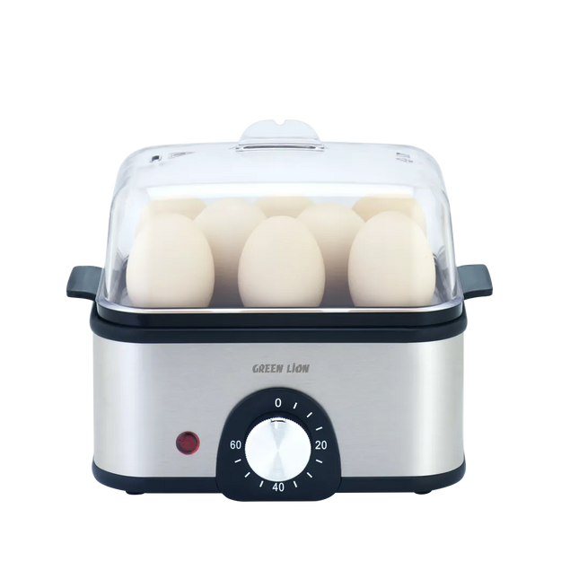 The Green Lion 3-tier Egg Cooker and Vegetable Steamer are a natural choice for easy cooking. This great machine is made of high-quality stainless ste