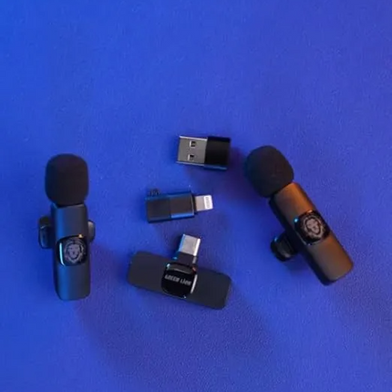 The Green Lion 3 in 1 Wireless Microphone is a groundbreaking audio device designed for superior sound capture and versatility. One of its standout fe