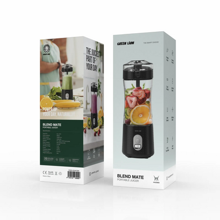 Take your on-the-go nutrition to a new level with the Green Lion Blend Mate Portable Juicer, specially made for those who value convenience but would 
