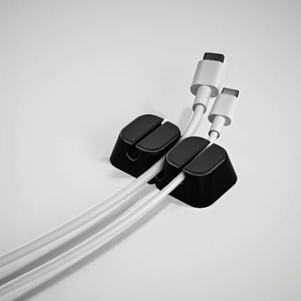 GREEN LION - 2 IN 1 CABLE ORGANIZER - BLACK