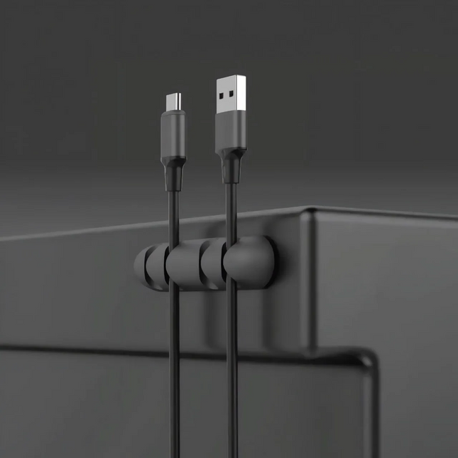 Green Lion 8 in 1 cable organizer is exactly what you need to tidy up your desk. This durable cable organizer is made from high-quality TPR material. 