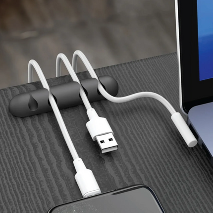 Green Lion 8 in 1 cable organizer is exactly what you need to tidy up your desk. This durable cable organizer is made from high-quality TPR material. 