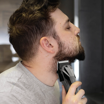The Green Lion Clip Pro Professional Hair Clipper is designed for precision, power, and versatility. With a stainless steel blade and a 6000 RPM motor