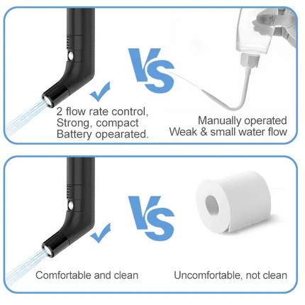Introducing the Green Lion 800mAh Compact Bidet Sprayer in stylish black, a revolutionary product in personal hygiene that will make your everyday rou