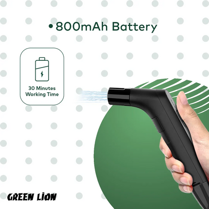 Introducing the Green Lion 800mAh Compact Bidet Sprayer in stylish black, a revolutionary product in personal hygiene that will make your everyday rou