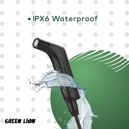Introducing the Green Lion 800mAh Compact Bidet Sprayer in stylish black, a revolutionary product in personal hygiene that will make your everyday rou