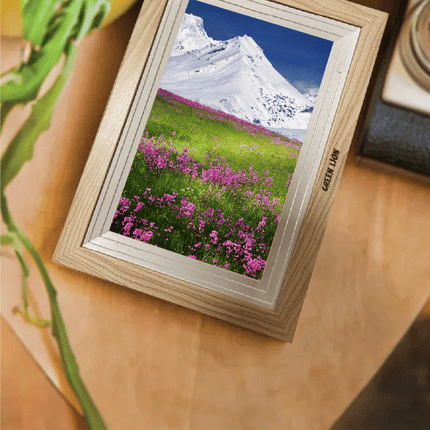 GREEN LION DIGITAL PICTURE FRAME TOUCH SCREEN DISPLAY 10.1 INCH - WOODEN