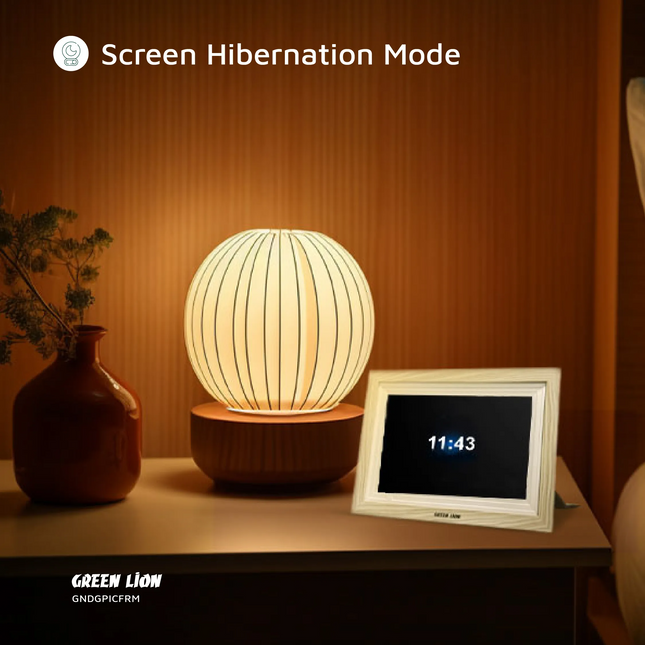 Relive every favorite moment using the Green Lion Digital Picture Frame, complete with a 10.1-inch IPS touchscreen and smart photo centering with auto