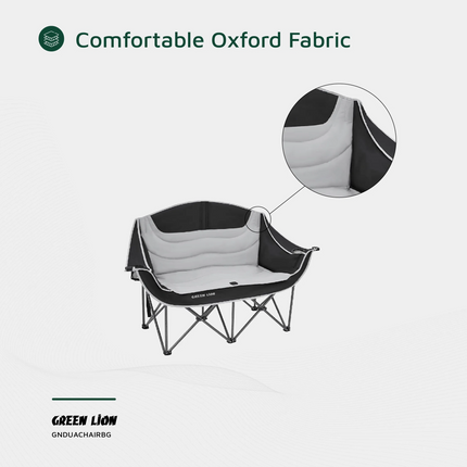 The Green Lion Double Camping Chair brings comfort, convenience, and toughness all together in one product; therefore, it is an essential partner in y
