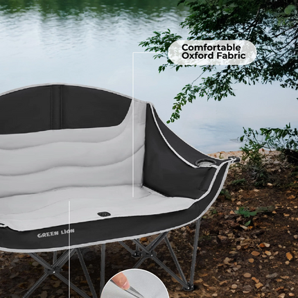 The Green Lion Double Camping Chair brings comfort, convenience, and toughness all together in one product; therefore, it is an essential partner in y