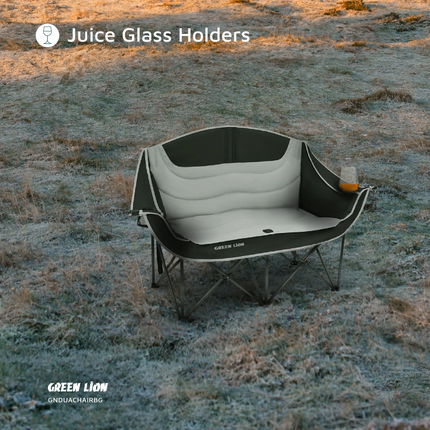 The Green Lion Double Camping Chair brings comfort, convenience, and toughness all together in one product; therefore, it is an essential partner in y