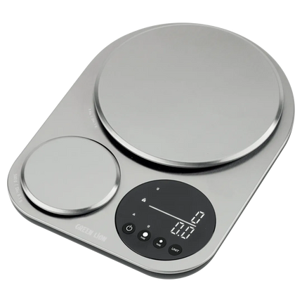 The Green Lion Dual Kitchen Scale is an accurate and multi-purpose solution for weighing needs that meets all your kitchen needs. Constructed from hea