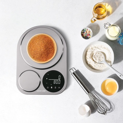 The Green Lion Dual Kitchen Scale is an accurate and multi-purpose solution for weighing needs that meets all your kitchen needs. Constructed from hea
