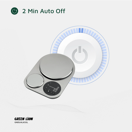 The Green Lion Dual Kitchen Scale is an accurate and multi-purpose solution for weighing needs that meets all your kitchen needs. Constructed from hea
