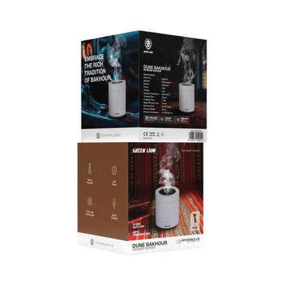 Green Lion Dune Bakhour Incense Burner is made to advance your incense experience with today's technology and contemporary style. Made of long lasting