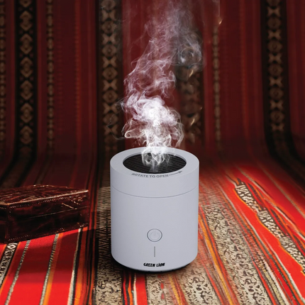 Green Lion Dune Bakhour Incense Burner is made to advance your incense experience with today's technology and contemporary style. Made of long lasting