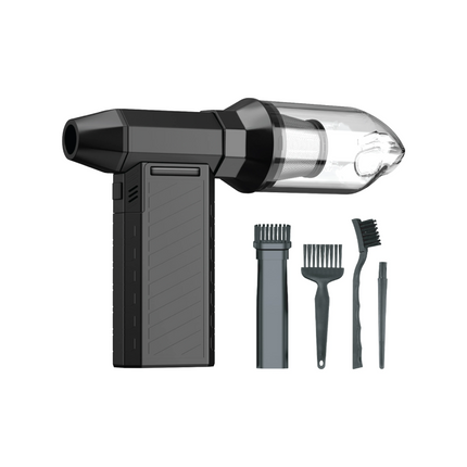 The Green Lion Duo Force Air Blower- Black is a powerful and efficient cleaning tool for versatile dust removal. With its high-speed brushless motor t