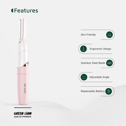 The Green Lion Eyebrow Hair Trimmer is well-made and comfortable, offering a smooth grooming experience. It is made of durable ABS material and stainl
