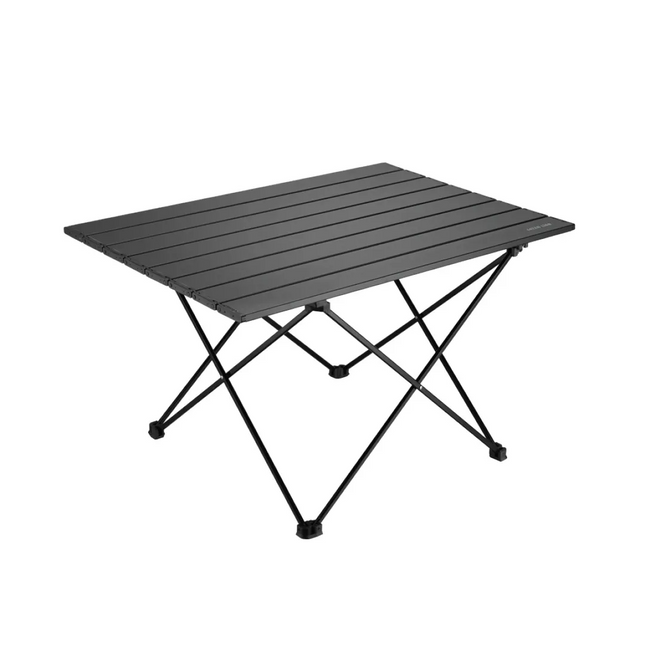 The Green Lion Foldable Camping Table is lightweight and durable for outdoor adventure. This product is constructed with superior quality aluminum, an