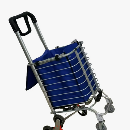 Whether one is going shopping or carrying groceries from home, the Green Lion Foldable Shopping Trolley is a very useful companion. It is built from d