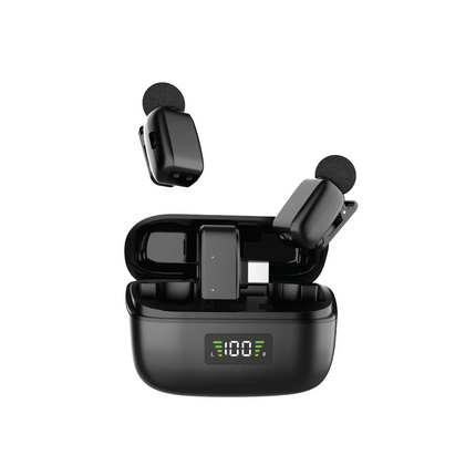 The Green Lion Flex Mic Duo is a state-of-the-art 2-in-1 wireless microphone for smooth audio recording and perfect streaming. A digital silicone micr