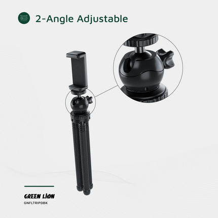 Green Lion Flexible Tripod with Foam Grips is the perfect product to fulfill your photography and videography needs. It is made from a strong combinat