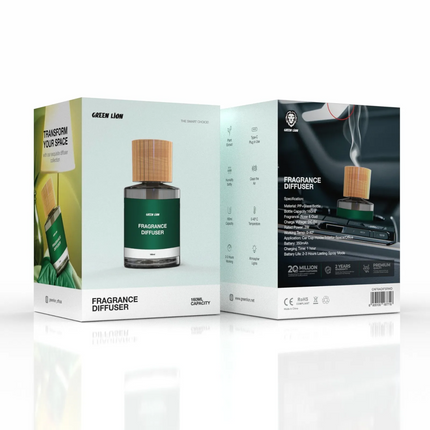 Have a fresher and sweet-smelling atmosphere with Green Lion Fragrance Air Diffuser. Featuring a 350mAh battery and 2-3 Hours Lasting Spray Mode, this