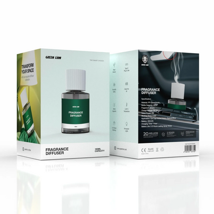 Have a fresher and sweet-smelling atmosphere with Green Lion Fragrance Air Diffuser. Featuring a 350mAh battery and 2-3 Hours Lasting Spray Mode, this