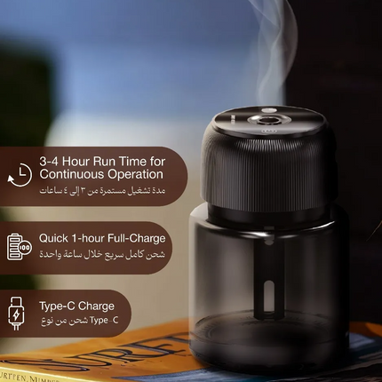 Add style, functionality, and relaxation to your space with the Green Lion Fragrance Diffuser. Sleekly designed from glass and PC, this diffuser will 