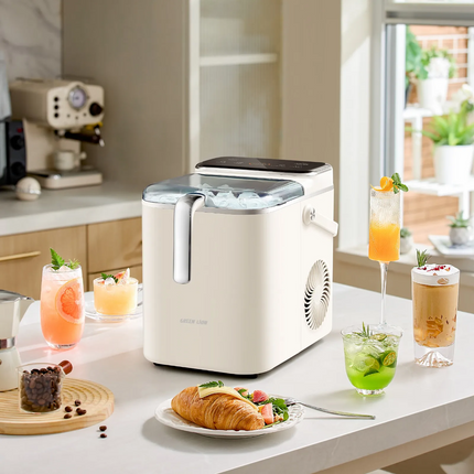 The Green Lion Frost Core Ice Maker is a compact yet efficient device that makes quality bullet-shaped ice quickly and with ease. Made of durable ABS 