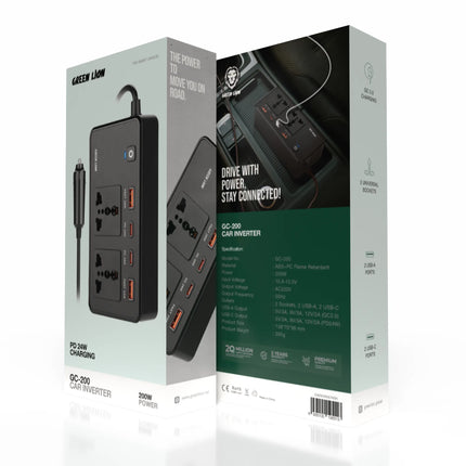 Green Lion GC-200 Car Inverter