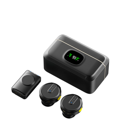 Here is the Green Lion Digital Display Mic, a perfect tool to provide a high quality audio and effortless recording. This product features 2.4GHz digi
