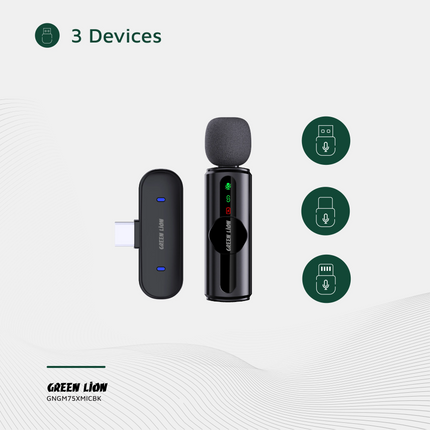 The Green Lion GM-75X Microphone 3 In 1 is the ultimate content creator and professional audio solution. Constructed with a condenser mic and high-qua