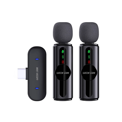 The Green Lion Microphone with 3-Level Noise Cancellation provides clear audio for any type of audio application. The condenser mic and double microph