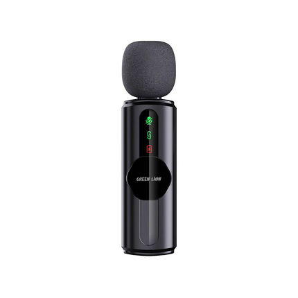 The Green Lion Microphone with 3-Level Noise Cancellation provides clear audio for any type of audio application. The condenser mic and double microph