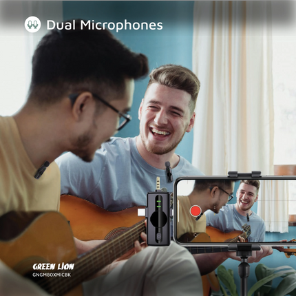 The Green Lion GM-80X Microphone 3 In 1 has excellent sound quality and performance in compact dimensions. With a condenser microphone, the microphone