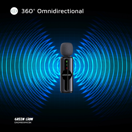 The Green Lion GM-80X Microphone 3 In 1 has excellent sound quality and performance in compact dimensions. With a condenser microphone, the microphone