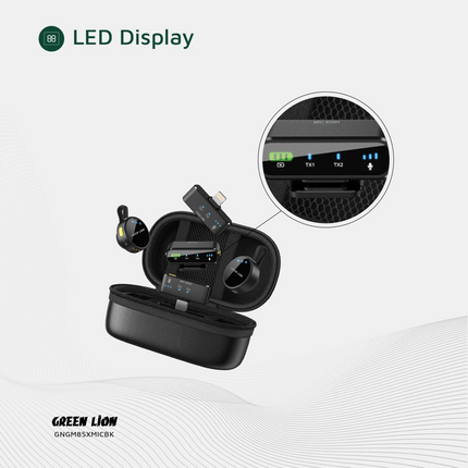 Green Lion GM-85X 3 in 1 Wireless Microphone is designed to deliver great-sounding performance in small dimensions. Made of sturdy ABS construction, t