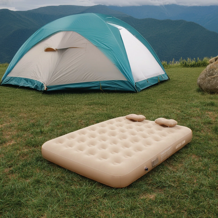 The Green Lion GMT-200 Automatic Inflatable Mattress is a robust and convenient option for sleeping peacefully indoors or outdoors. It is constructed 