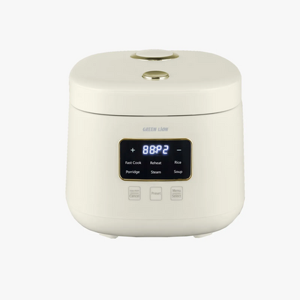 The Green Lion GRC-10 Digital Rice Cooker 2L is versatile and efficient in the kitchen, intending to simplify your cooking. High-quality PP material a