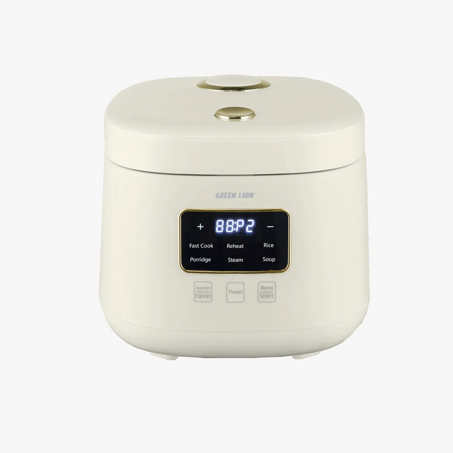 The Green Lion GRC-10 Digital Rice Cooker 2L is versatile and efficient in the kitchen, intending to simplify your cooking. High-quality PP material a