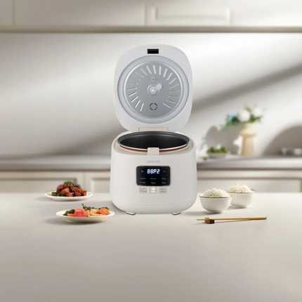 The Green Lion GRC-10 Digital Rice Cooker 2L is versatile and efficient in the kitchen, intending to simplify your cooking. High-quality PP material a
