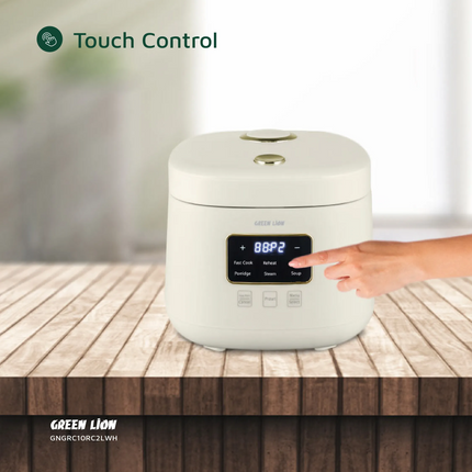 The Green Lion GRC-10 Digital Rice Cooker 2L is versatile and efficient in the kitchen, intending to simplify your cooking. High-quality PP material a