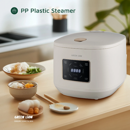 Green Lion GRC-20 Digital Rice Cooker 5L - The Green Lion GRC-20 Digital Rice Cooker 5L is a multi-functional and time-saving assistant for the kitchen, which makes cooking easier
